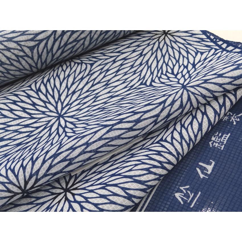 竺仙 ちくせん 紅梅小紋 菊6-5004 綿紅梅高級浴衣反物 : 京都ひのや