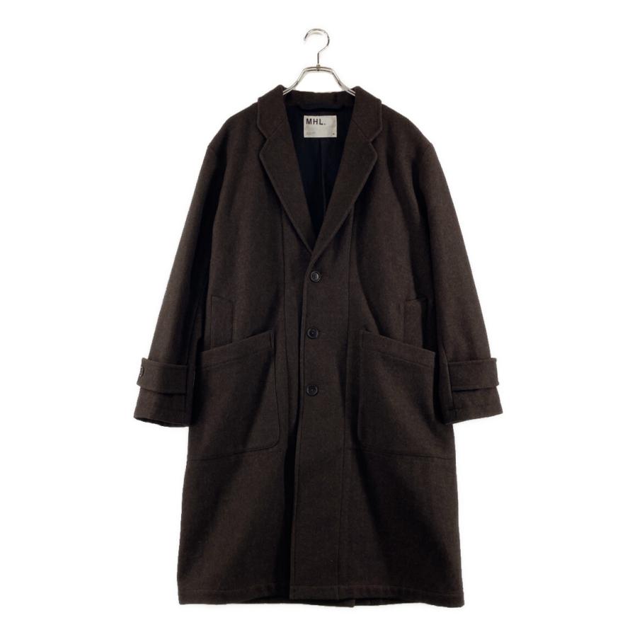 マーガレットハウエル コート WOOL MELTON COAT 22AW メンズ SIZE M