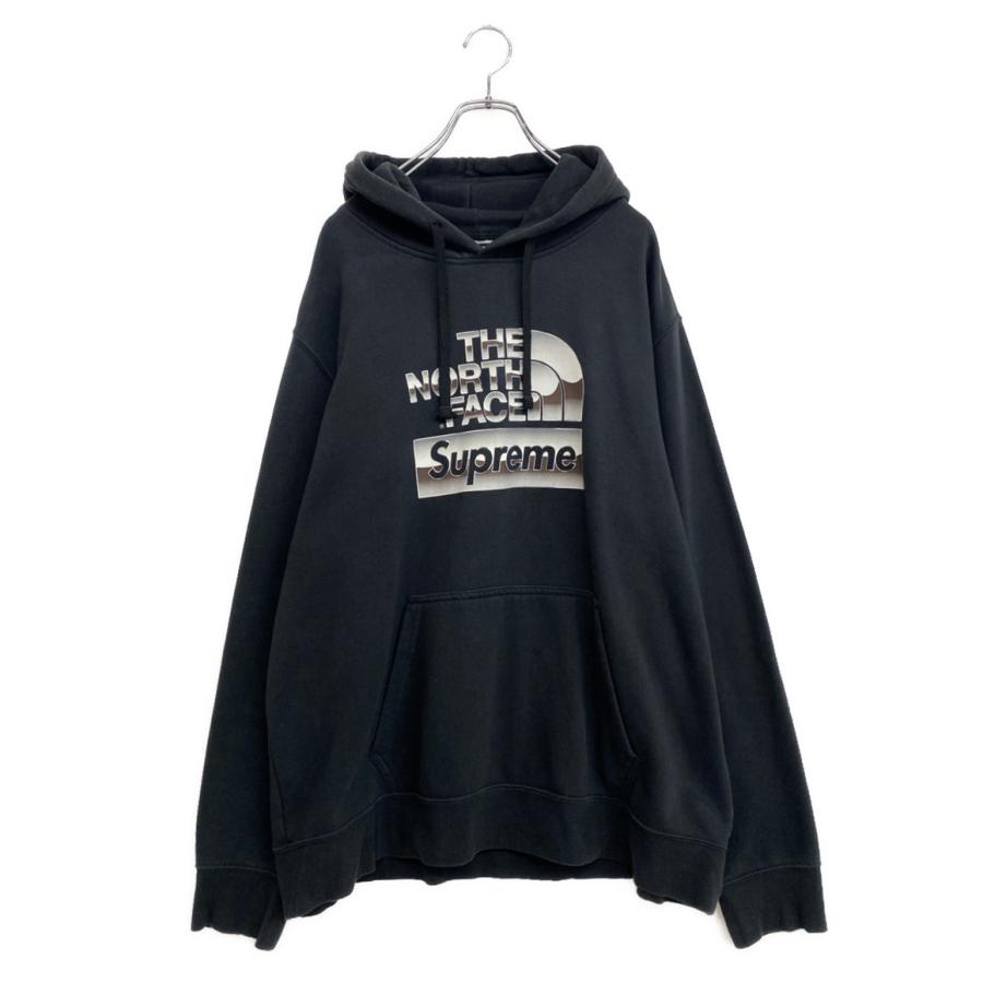Supreme（シュプリーム） ザ・ノースフェイス パーカー METALLIC LOGO