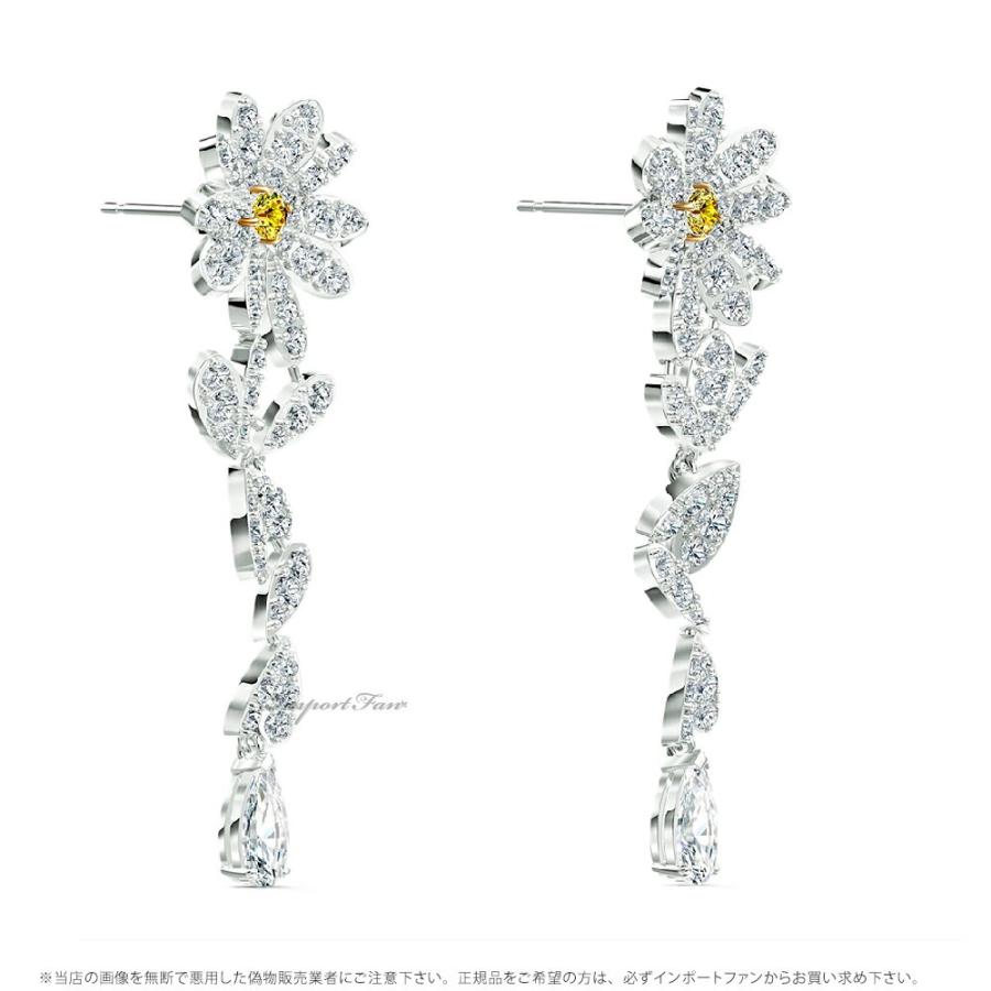 SWAROVSKI（スワロフスキー） エターナルフラワー 花 ピアス イエロー