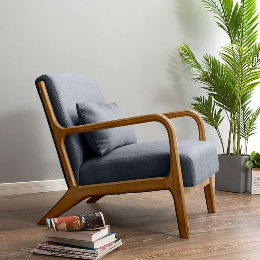 並行輸入品】ミッドセンチュリー モダンアクセントチェア シングル