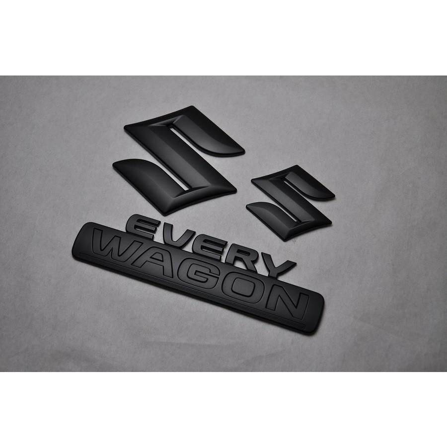 マットブラック/ピアノブラック エンブレム 送料無料 DA17W