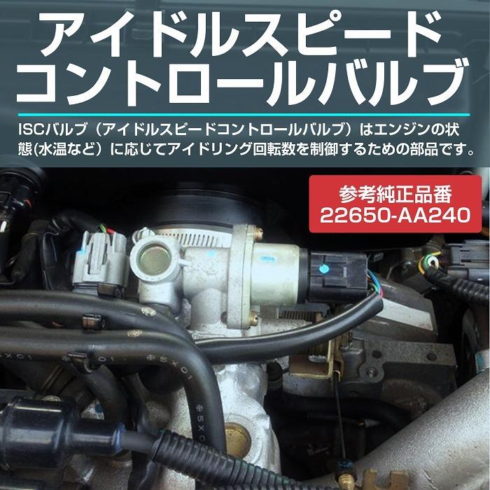 ISCバルブ スバル インプレッサ GC1 GC2 GC4 GC6 GC8 アイドルスピード