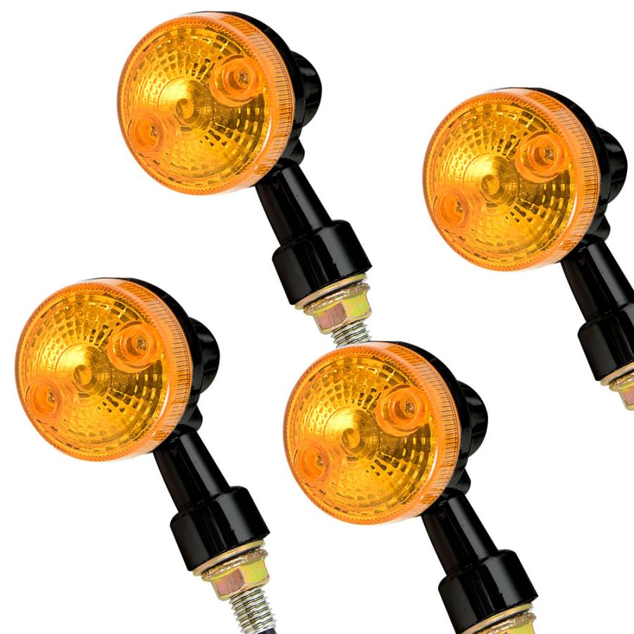 RZ50 ブロンコ ウインカー ウィンカー 4個セット ブラック オレンジ
