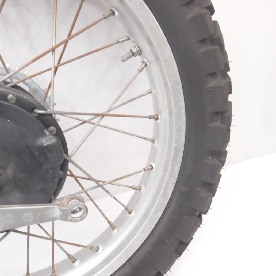 セロー225純正リアホイール ちょい縦ブレ ウェイトでOK 15A00品番18X2