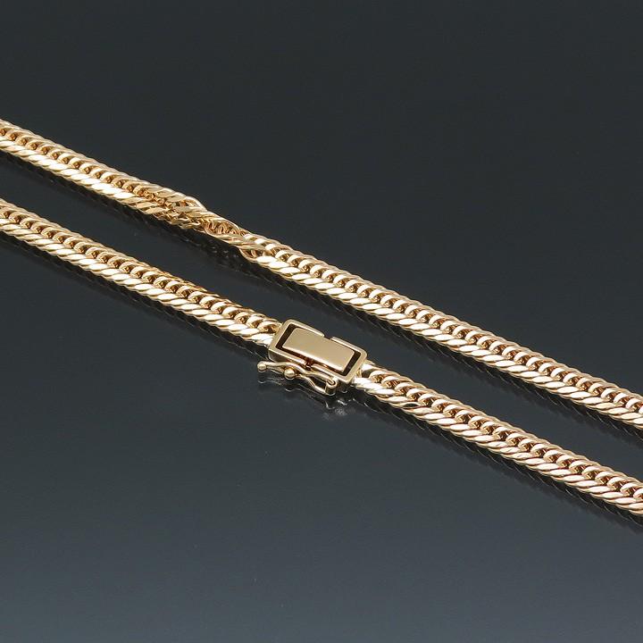 喜平ネックレス 18金 8面トリプル K18ゴールド 30g-50cm 造幣局検定