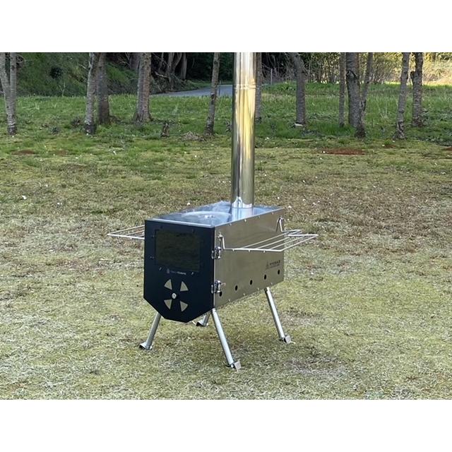 PTYGRACE 国産 薪ストーブ ファイヤーワン 収納式 耐熱ガラス