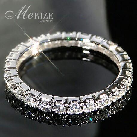 天然 ダイヤ 〜0.80ct フルエタニティ リング K18 ゴールド各色