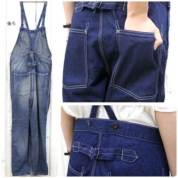 Johnbull（ジョンブル） サロペット レディース ライトオンス デニム