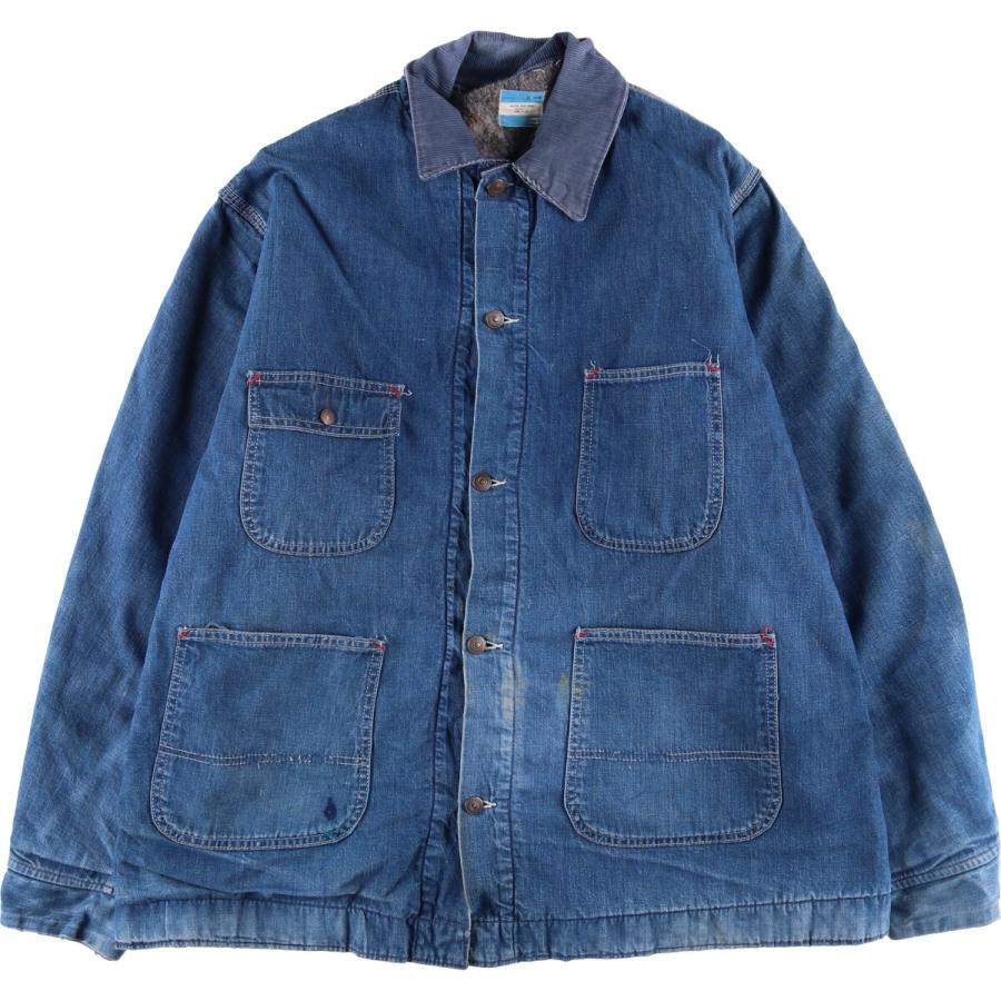古着 70年代 シアーズ Sears デニムカバーオール メンズXL相当