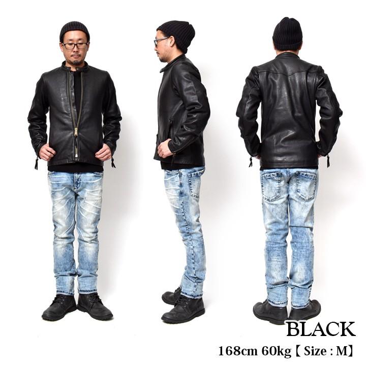 HOUSTON（ヒューストン） レザージャケット ライダースジャケット