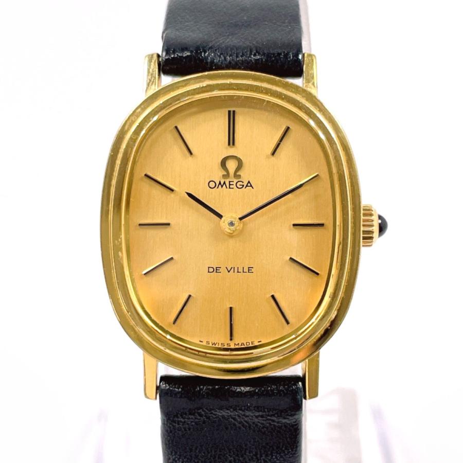 OMEGA（オメガ） 腕時計 デビル ステンレススチール/レザー ゴールド