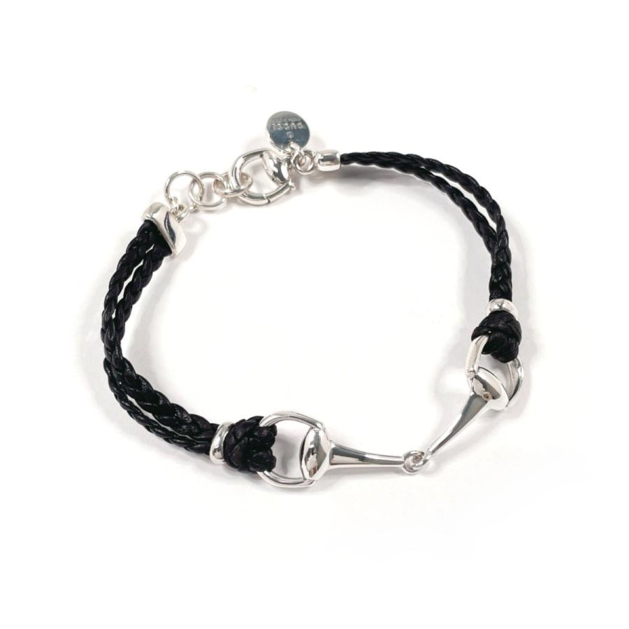 GUCCI（グッチ） ブレスレット ホースビット シルバー925/レザー