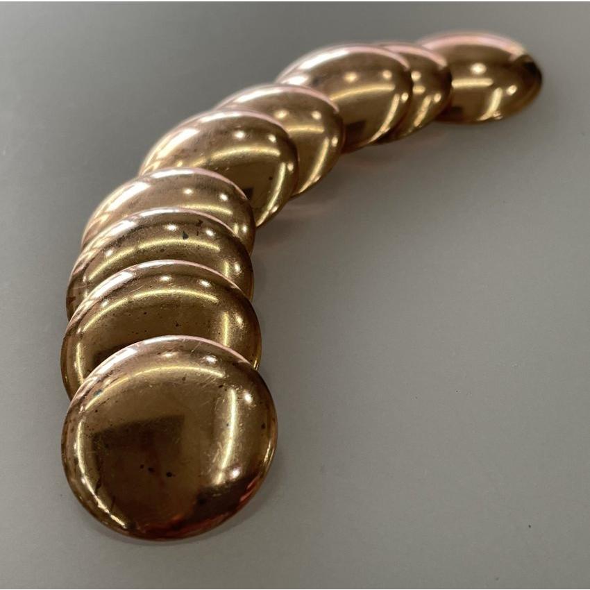 数量限定：七宝焼材料・銅板 25丸丹銅板 10枚組 : 七宝工房くじゃく