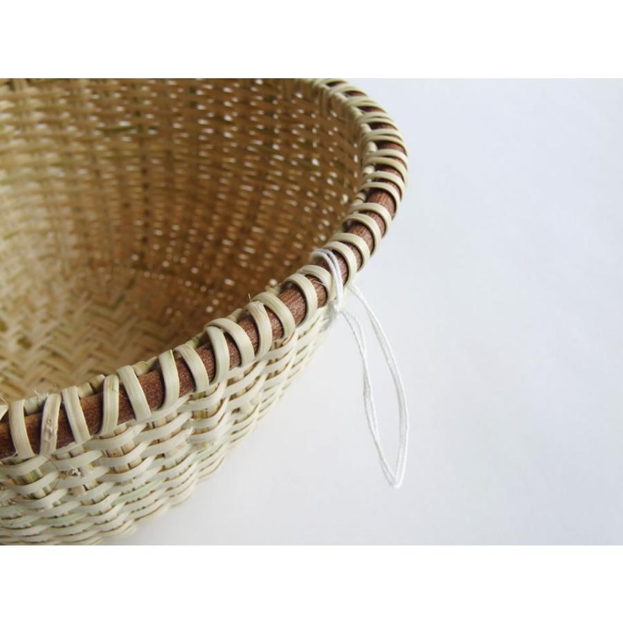 福島奥会津編み組細工慎介さん作 マタタビ米研ぎざる 中 3-4合用