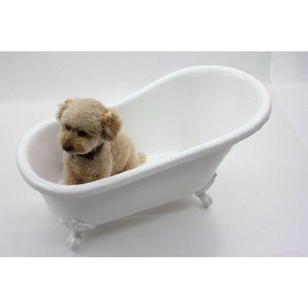 ペット用バスタブ ペットバス 犬 バスタブ 小型 猫足バスタブ 白 KOA