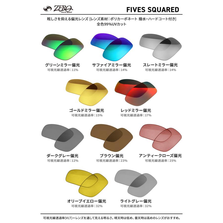 OAKLEY（オークリー） サングラス 交換レンズ ファイブス スクエアード