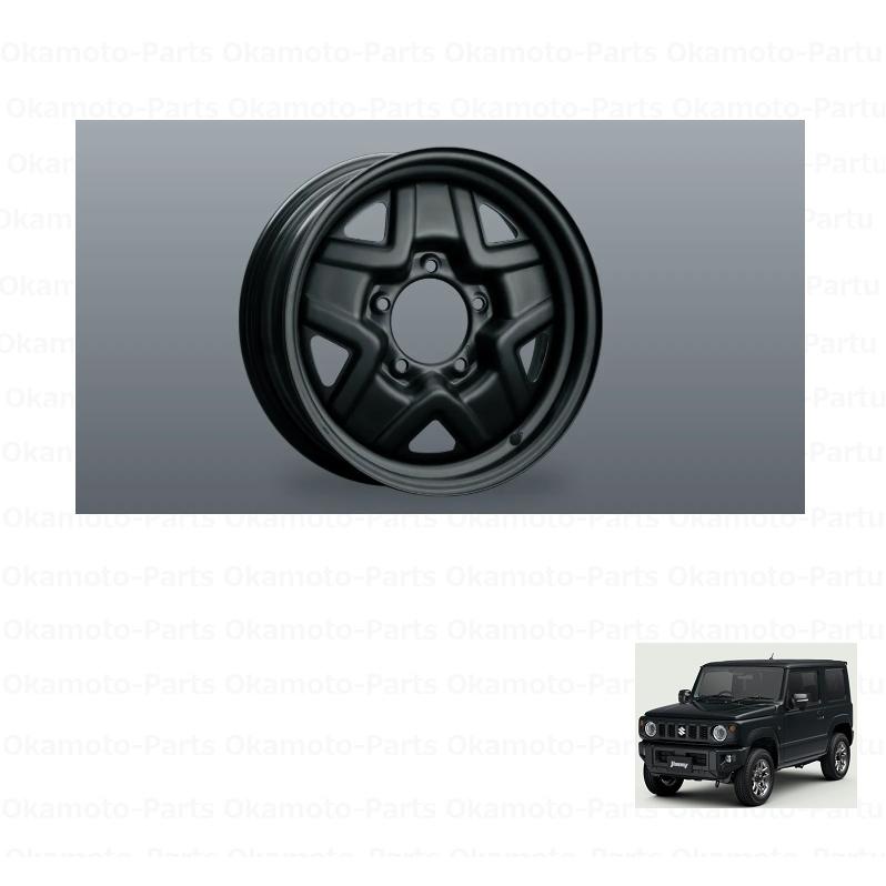ジムニー スチールホイールセット（16インチ/1本分）マットブラック