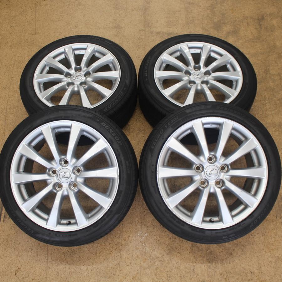 レクサス（LEXUS） IS 純正 17インチ 8J+45 PCD114.3 225/45R17 245