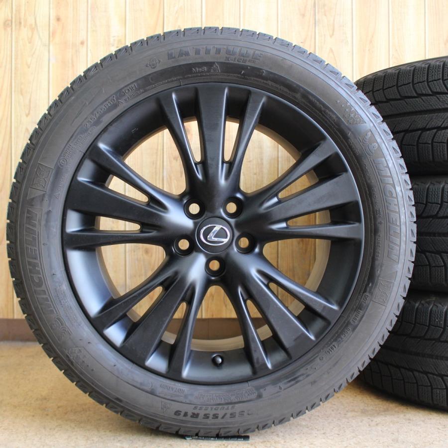 レクサス（LEXUS） RX 純正 ブラック再塗装品 19インチ ミシュラン X