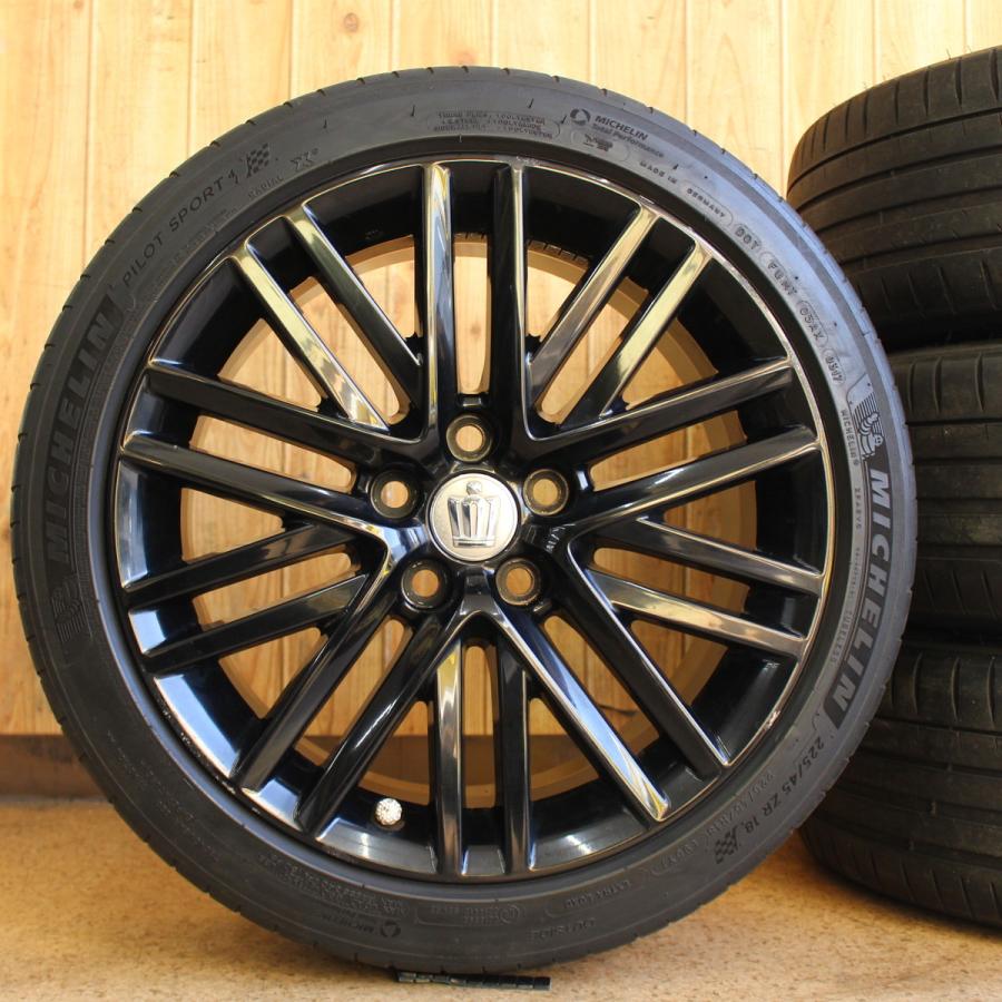 PILOT 210系 クラウン アスリート ブラックスタイル 純正 18インチ