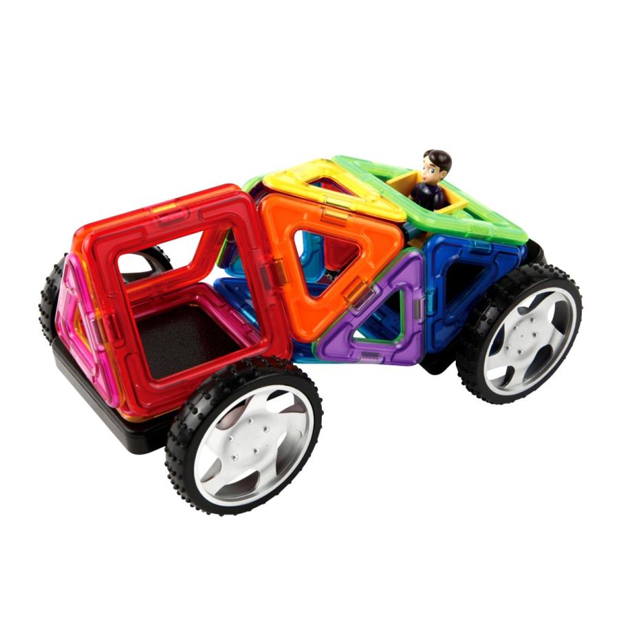 ボーネルンド（Bornelund） マグフォーマー 乗り物セット 16ピース