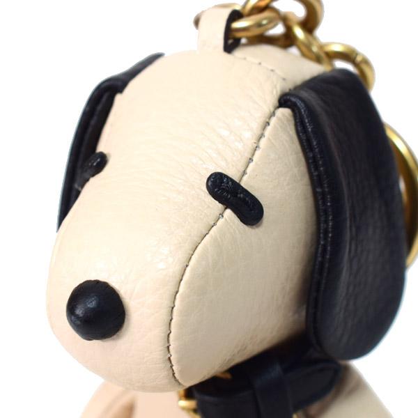 COACH（コーチ） キーホルダー スヌーピー ピーナッツ コラボ レザー