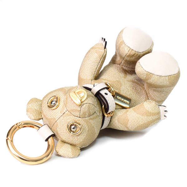 COACH（コーチ） キーホルダー コーティングキャンバス レザー