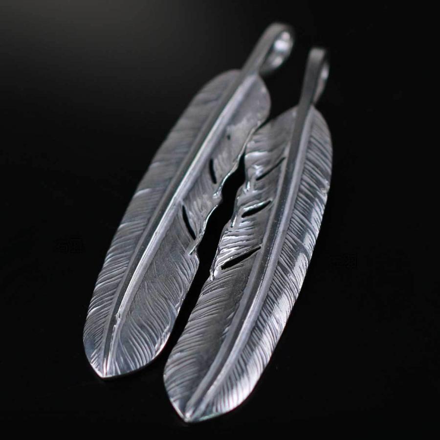 特大プレーンフェザー シルバー 特大フェザー 現行 原宿 フェザー