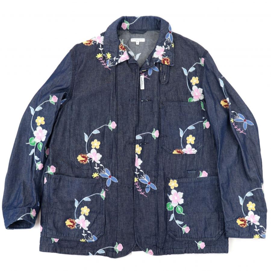 エンジニアードガーメンツ 20SS Denim Floral ワークジャケット メンズ
