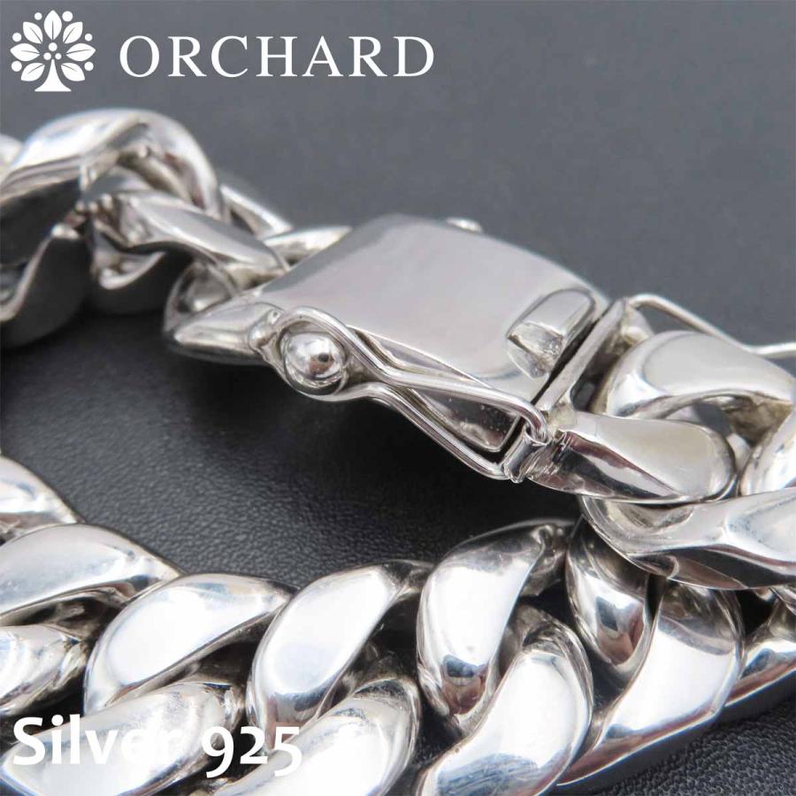 スターリングシルバー925 喜平ブレスレット 極太220g 腐食防止加工