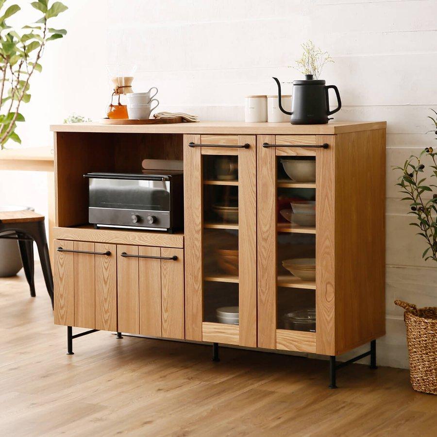 LOWYA（ロウヤ） キッチンカウンター 作業台 間仕切り 下 収納