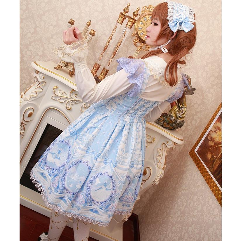 一部即納】ロリータ服 童話柄ジャンパースカート jsk ジャンスカ