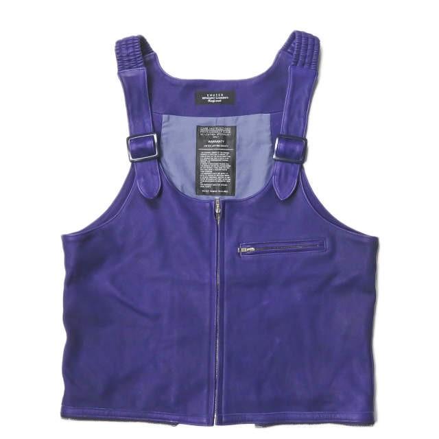 アンユーズド UNUSED 19AW 日本製 STRAP VEST ストラップレザーベスト
