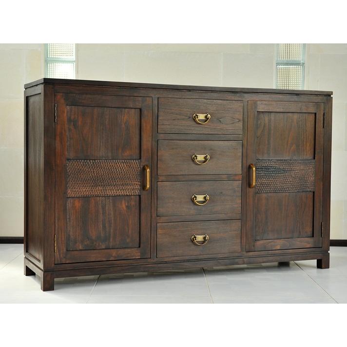 アジアン キャビネット アジアン家具 チェスト サイドボード 脚付