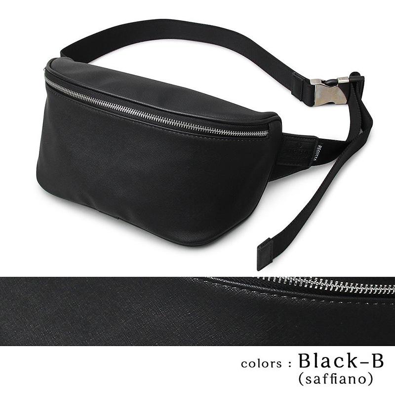 REGiSTA（レジスタ） PUレザーウエストバッグ ヒップバッグ ボディ