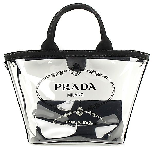 PRADA（プラダ） Plexi Shopper プレックス カナパ クリアトート