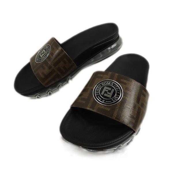 FENDI（フェンディ） FF Logo Slider Slippers 7X1233 A7MP F16YE FF