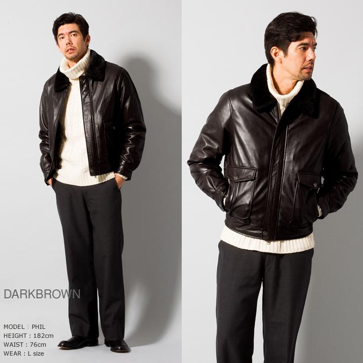 Liugoo Leathers 【20周年記念20%OFFクーポン】LIUGOO 本革 襟ボア