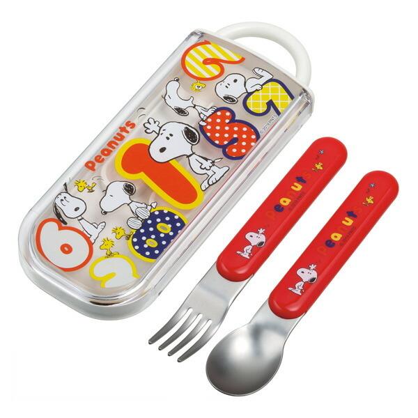 コンビセット スプーン フォーク スライド式 PEANUTS スヌーピー