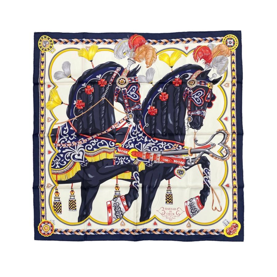 HERMES（エルメス） シルクスカーフ アルネ・ドゥ・クール 004090S 12