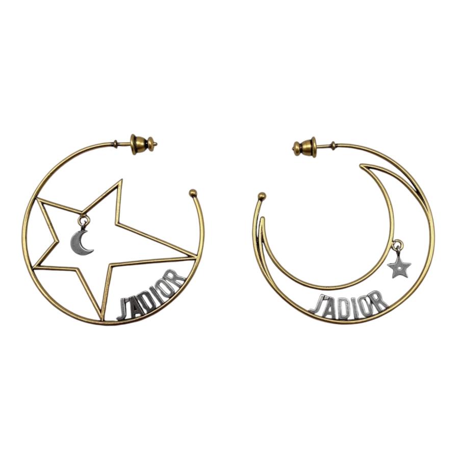 Christian Dior（クリスチャン・ディオール） フープピアス スター