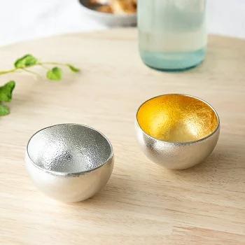 ぐい呑み 能作 錫 盃 お猪口 おちょこ ミニ 酒器 2個 セット ペア