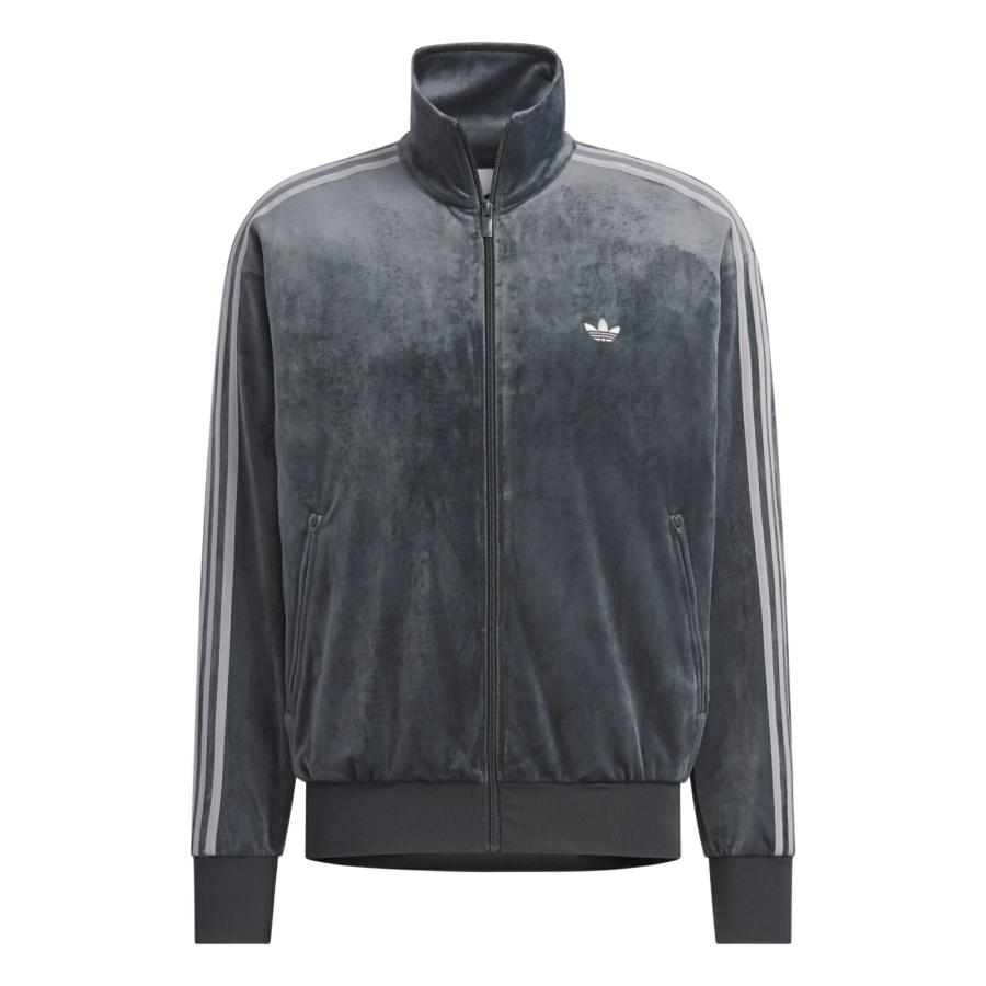 adidas（アディダス） adidas FIREBIRD VELOUR TRACK TOP DKGREY