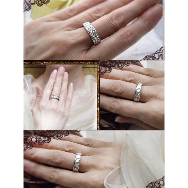 ダイヤモンドリング 指輪 K18YG PG WG 1.80ct エメラルドカット