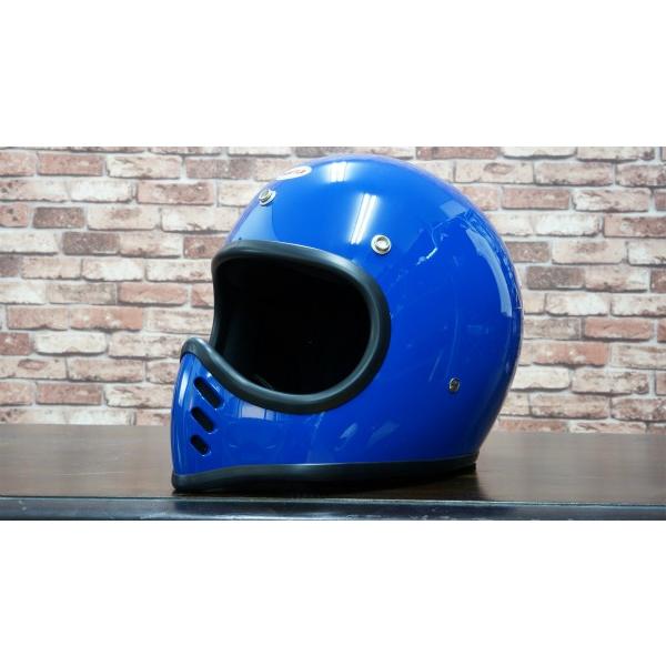 オーシャンビートル ヘルメット BEETLE MTX MOTO STYLE HELMET ブルー