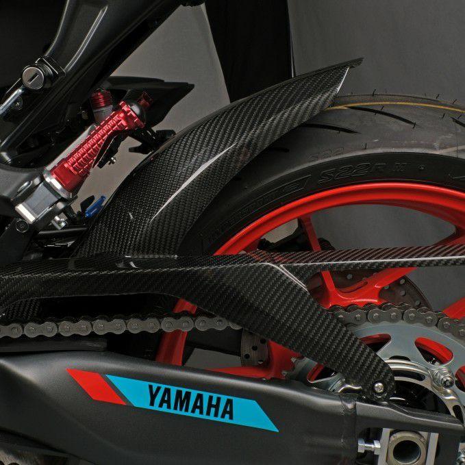 MT-09/SP リアフェンダー ロングタイプ ドライカーボン SPEEDRA