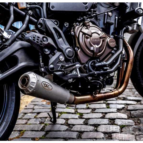MT-07/FZ-07/TRACER, XSR700 ステンレス2-1 フルエキ マフラー TEC