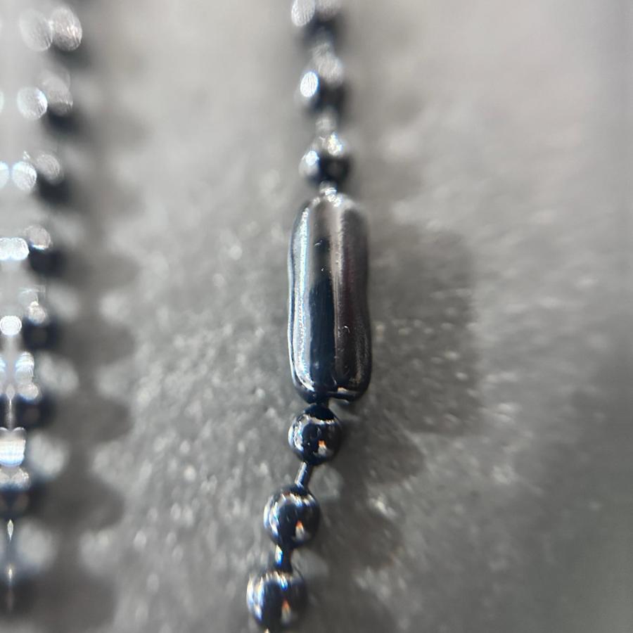 CHROME HEARTS Rubber Small CH Cross Silicon Necklace ラメラバー