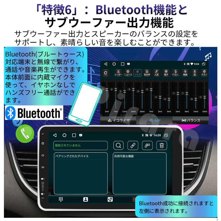N30F3 Android式カーナビ10インチ2GB+32GB 8コア 2DIN ラジオ
